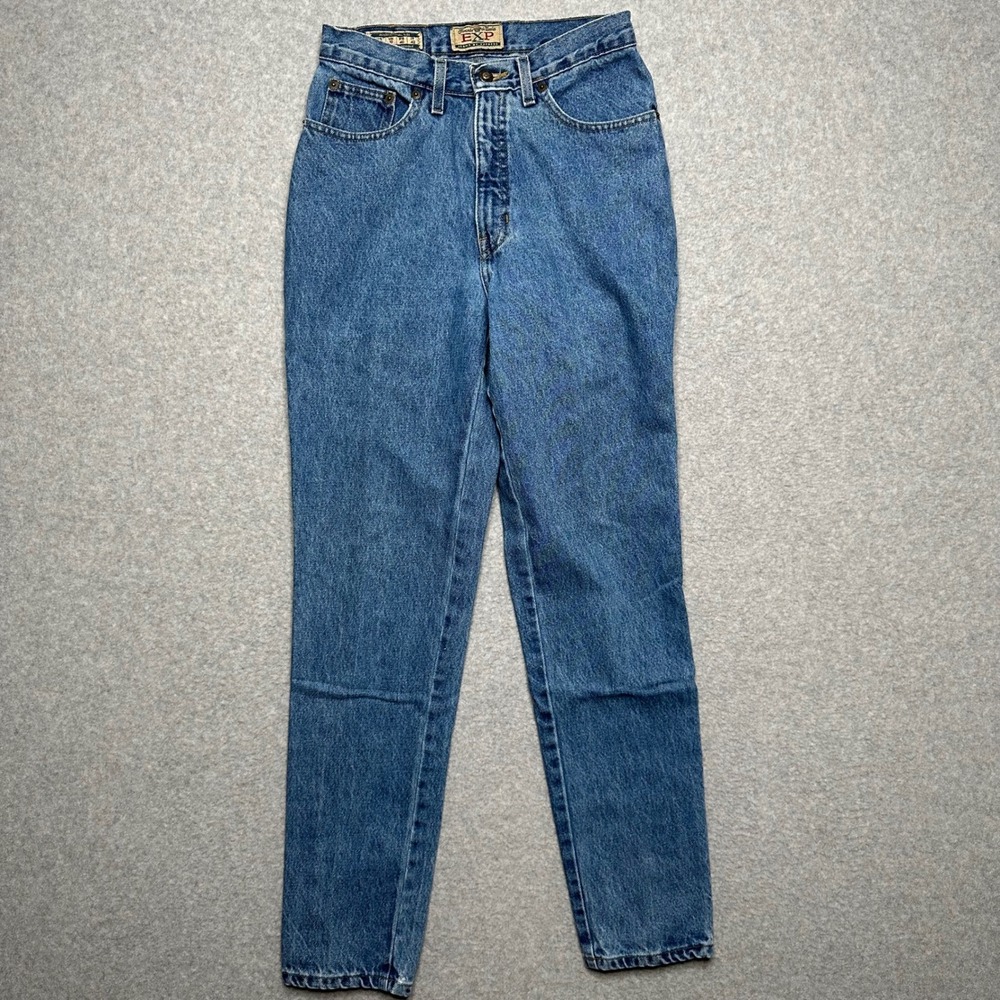 Vintage 90s EXP Express Jeans USA Made High Rise Mom Jeans Womens 7/8 Y2K